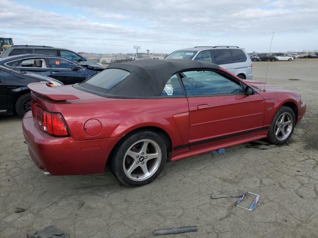 FORD MUSTANG GT 2003 red  gas 1FAFP45X13F412731 photo #4