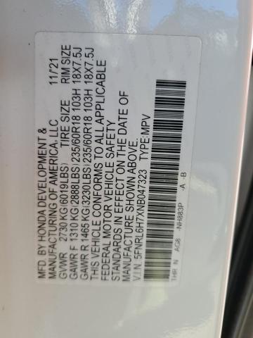 2022 HONDA ODYSSEY EX 5FNRL6H7XNB047323