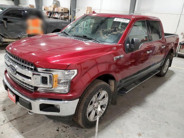 FORD F150 SUPER 2018 red  gas 1FTEW1EG9JKE58545 photo #1