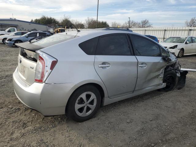 TOYOTA PRIUS 2013 silver  hybrid engine JTDKN3DU7D5544092 photo #4