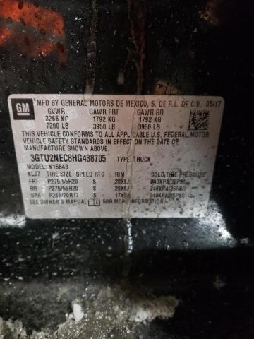 2017 GMC SIERRA K15 - 3GTU2NEC8HG438705