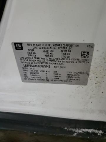 2022 BUICK ENVISION A LRBFZSR4XND083145