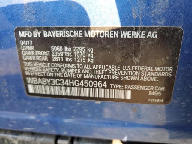 2017 BMW 340 XIGT - WBA8Y3C34HG450964