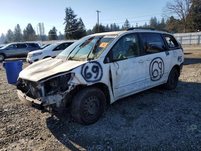 TOYOTA SIENNA CE 2010 white  gas 5TDKK4CC6AS323578 photo #1