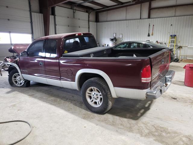 DODGE DAKOTA 2001 maroon  gas 1B7GG22NX1S172265 photo #3