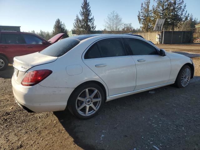 MERCEDES-BENZ C 300 4MAT 2015 white sedan 4d gas 55SWF4KB8FU041581 photo #4