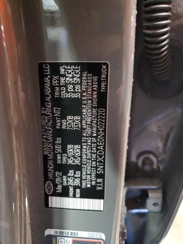 2022 HYUNDAI SANTA CRUZ - 5NTJCDAE0NH022220