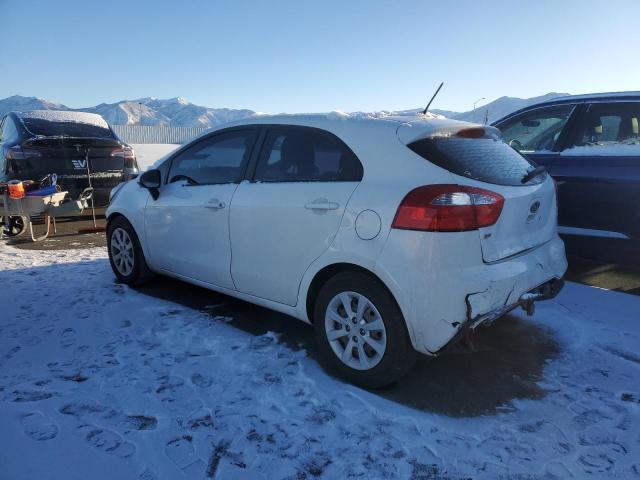 KIA RIO LX 2013 white  gas KNADM5A33D6129071 photo #3