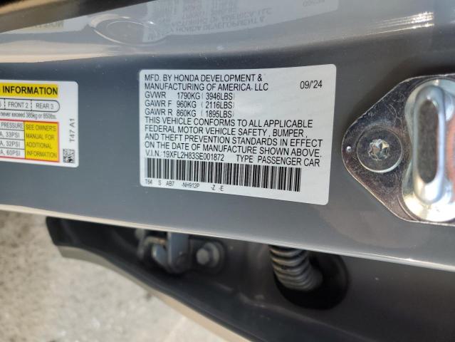 2025 HONDA CIVIC SPOR - 19XFL2H83SE001872