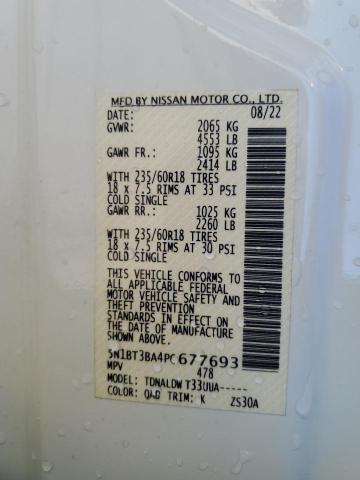 2023 NISSAN ROGUE SV - 5N1BT3BA4PC677693