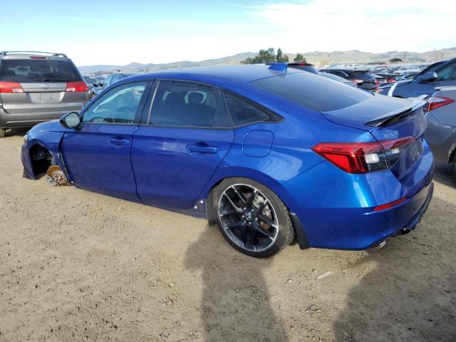 HONDA CIVIC SI 2022 blue  gas 2HGFE1E58NH476202 photo #3