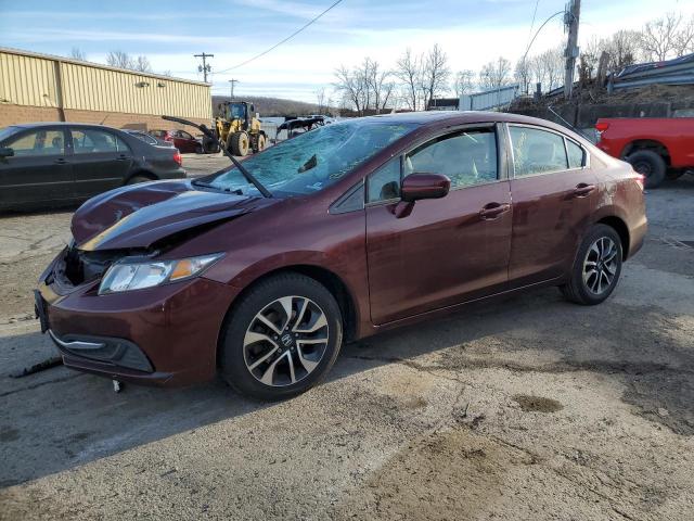Vin: 19xfb2f82fe260624, lot: 87659305, honda civic ex 20151