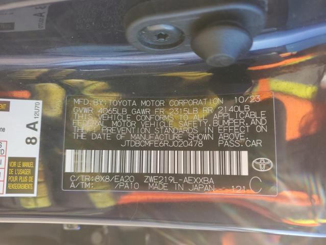 2024 TOYOTA COROLLA LE - JTDBCMFE6RJ020478