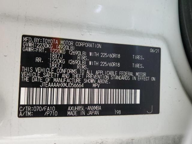 2021 TOYOTA VENZA LE JTEAAAAHXMJ056664