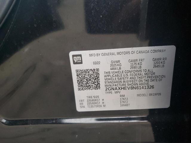 2022 CHEVROLET EQUINOX LS - 2GNAXHEV8N6141326