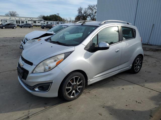 CHEVROLET SPARK 2LT 2014 silver  gas KL8CF6S99EC427119 photo #1