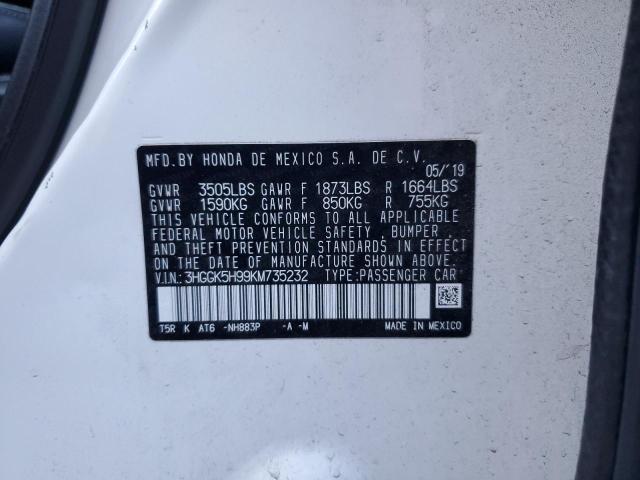 2019 HONDA FIT EXL - 3HGGK5H99KM735232