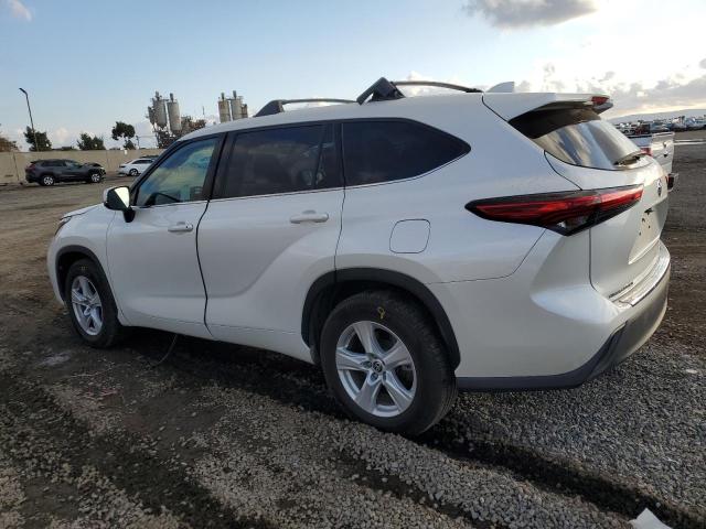 TOYOTA HIGHLANDER 2020 white  gas 5TDZZRAH3LS505022 photo #3