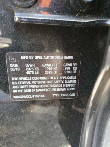 2018 BUICK REGAL ESSE W04GP6SX3J1152254