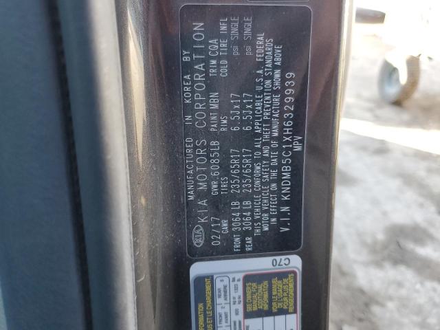 2017 KIA SEDONA LX - KNDMB5C1XH6329939