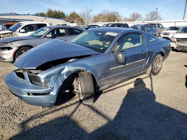 FORD MUSTANG 2005 teal coupe gas 1ZVFT80N355215584 photo #1