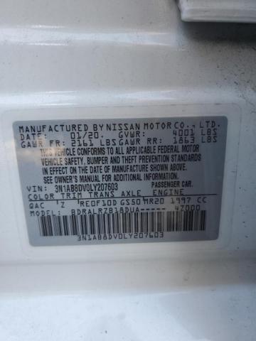 2020 NISSAN SENTRA SR - 3N1AB8DV0LY207603