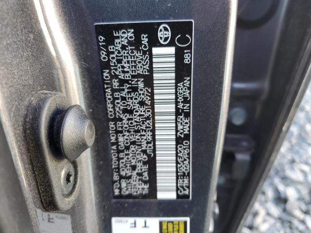 2020 TOYOTA PRIUS LE - JTDL9RFU2L3014972