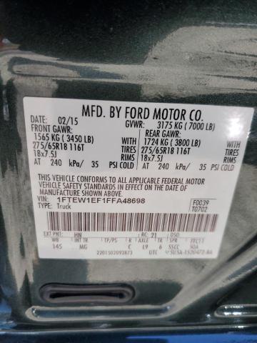 2015 FORD F150 SUPER - 1FTEW1EF1FFA48698