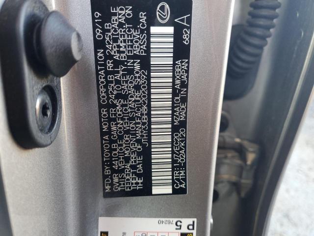 2019 LEXUS UX 200 JTHY3JBH8K2020392