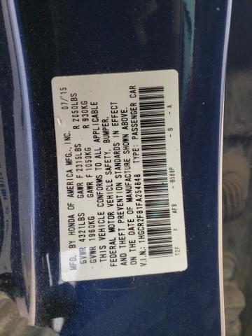 2015 HONDA ACCORD EXL - 1HGCR2F81FA254848