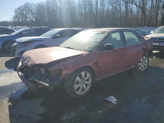 HONDA ACCORD EX 2001 burgundy  gas 1HGCG16551A077462 photo #1