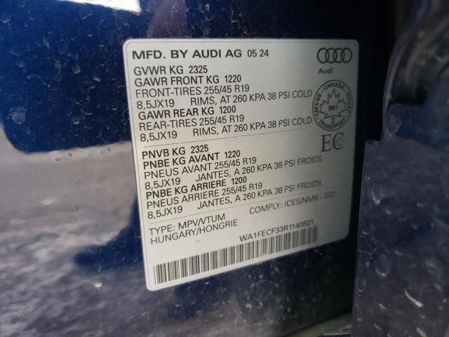 2024 AUDI Q3 TECHNIK WA1FECF33R1140821