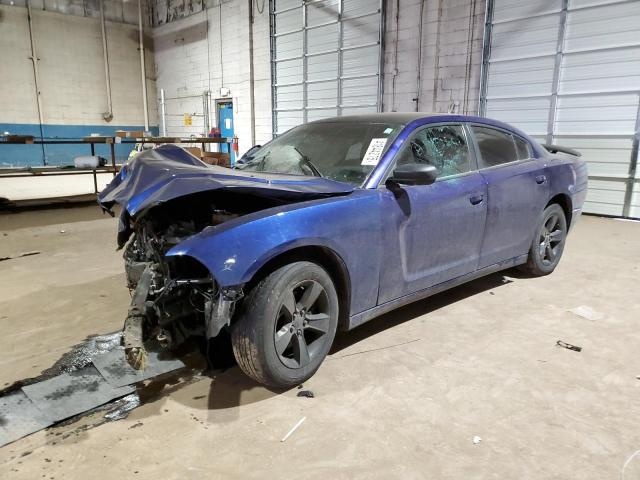 DODGE CHARGER SE 2013 blue sedan 4d flexible fuel 2C3CDXBG3DH688148 photo #1