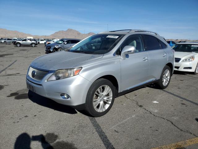 LEXUS RX 450H 2011 silver  hybrid engine JTJBC1BA2B2035266 photo #1