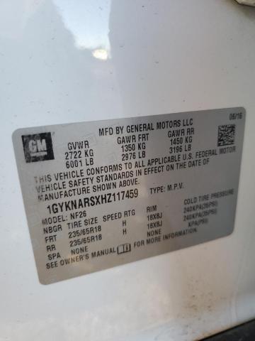 2017 CADILLAC XT5 - 1GYKNARSXHZ117459