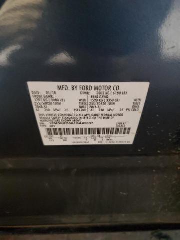 2018 FORD EXPLORER X - 1FM5K8D80JGA65837