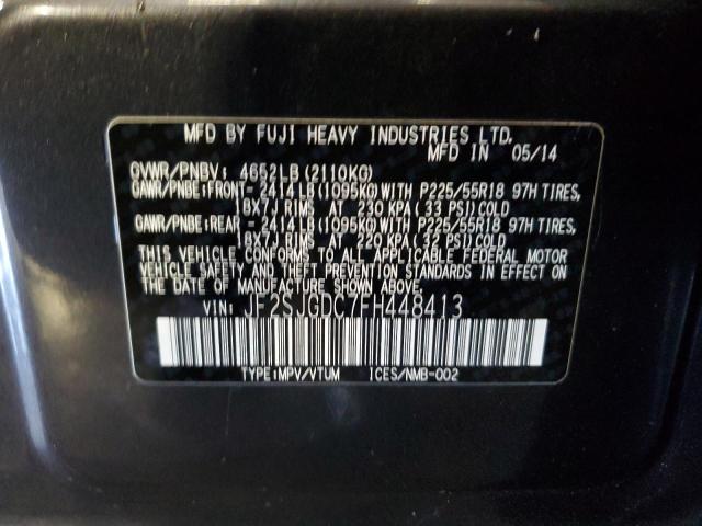 2015 SUBARU FORESTER 2 - JF2SJGDC7FH448413