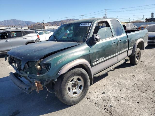 TOYOTA TUNDRA ACC 2000 green 4dr ext gas 5TBRT3812YS037436 photo #1