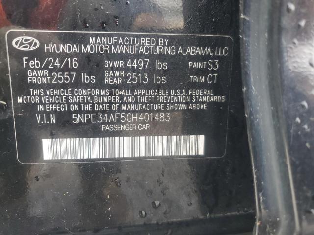 2016 HYUNDAI SONATA SPORT - 5NPE34AF5GH401483