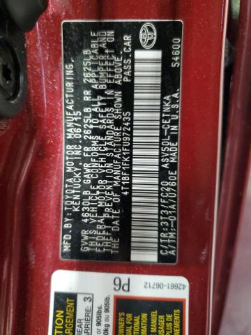 2015 TOYOTA CAMRY LE - 4T1BF1FK1FU972435