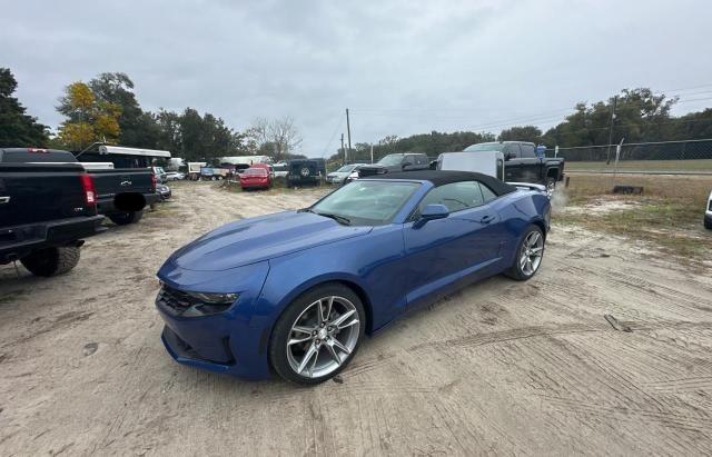 CHEVROLET CAMARO LS 2021 blue  gas 1G1FB3DS3M0111710 photo #3