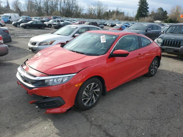 HONDA CIVIC LX 2016 red  gas 2HGFC4B05GH316605 photo #1