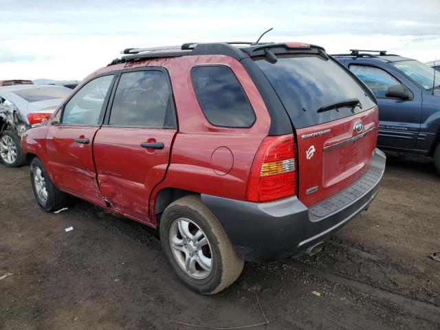 KIA SPORTAGE E 2008 red 4dr spor gas KNDJE723787517630 photo #3