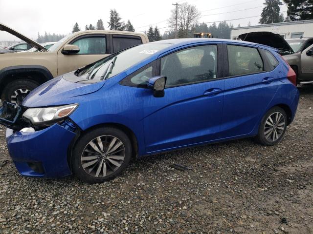 HONDA FIT EX 2016 blue  gas JHMGK5H78GS015396 photo #1