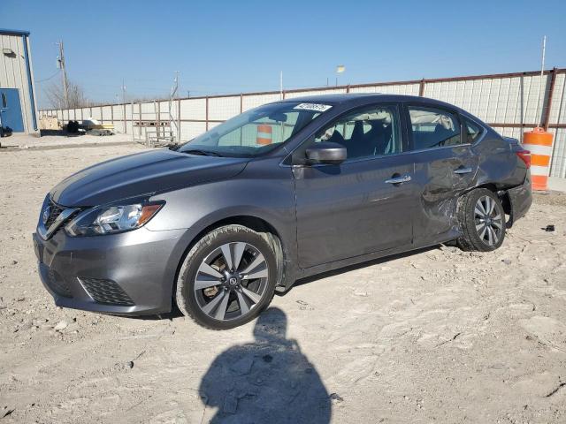 NISSAN SENTRA S 2019 gray  gas 3N1AB7AP0KY447877 photo #1