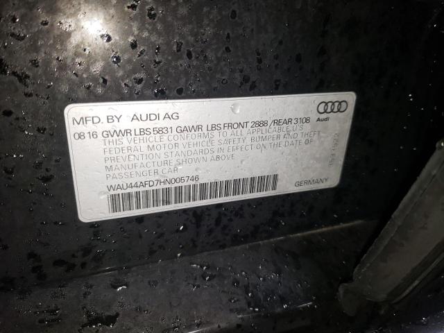 2017 AUDI A8 L QUATT - WAU44AFD7HN005746