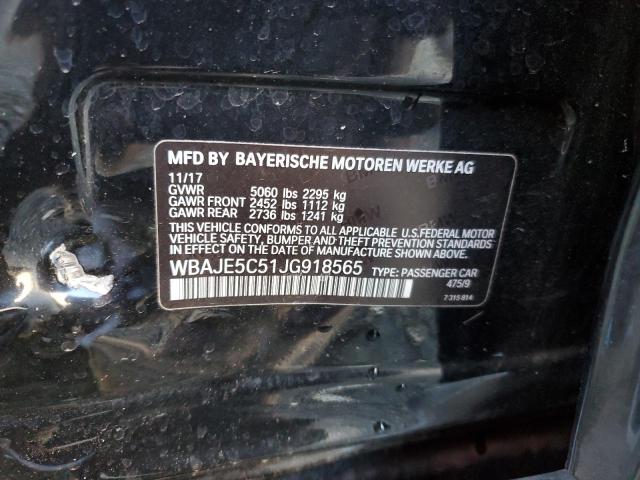 2018 BMW 540 I - WBAJE5C51JG918565