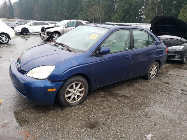 TOYOTA PRIUS 2002 blue  hybrid engine JT2BK12U720062290 photo #1