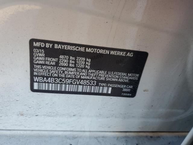 2015 BMW 435 XI GRA - WBA4B3C59FGV48533