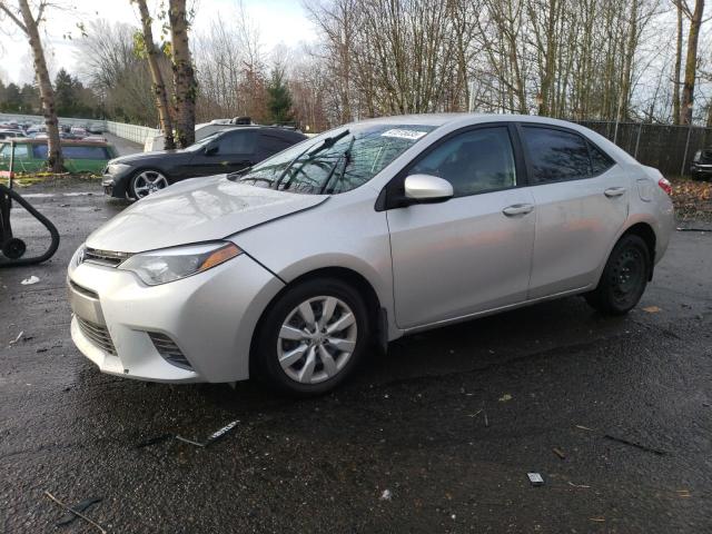 TOYOTA COROLLA L 2016 silver  gas 2T1BURHE9GC556731 photo #1